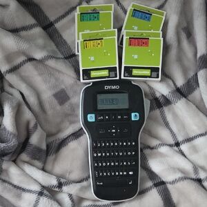 DYMO Label Maker with Colorful Label Tapes